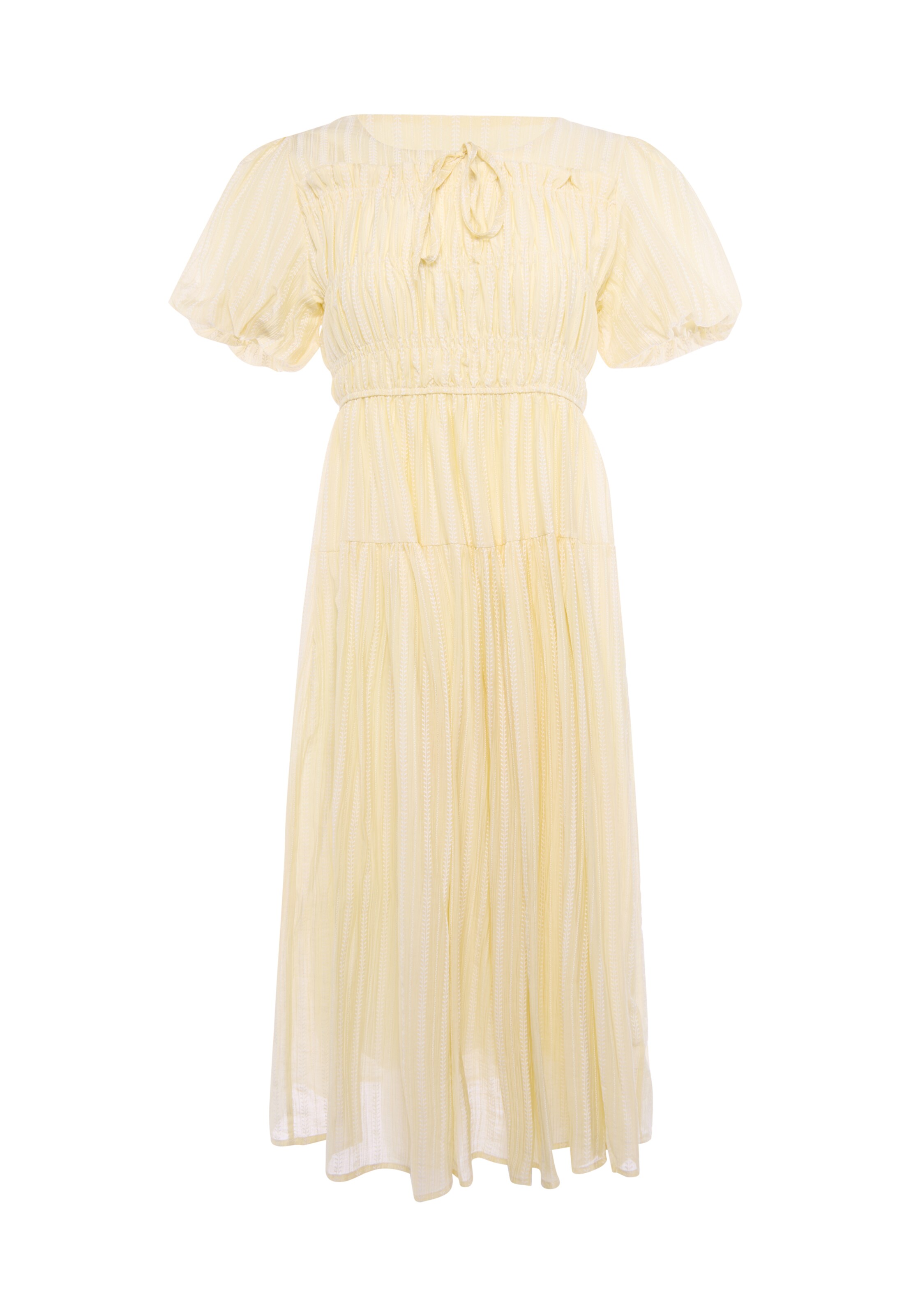 faina - Vestido en amarillo: frente