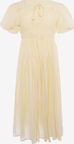 faina - Vestido en amarillo: frente