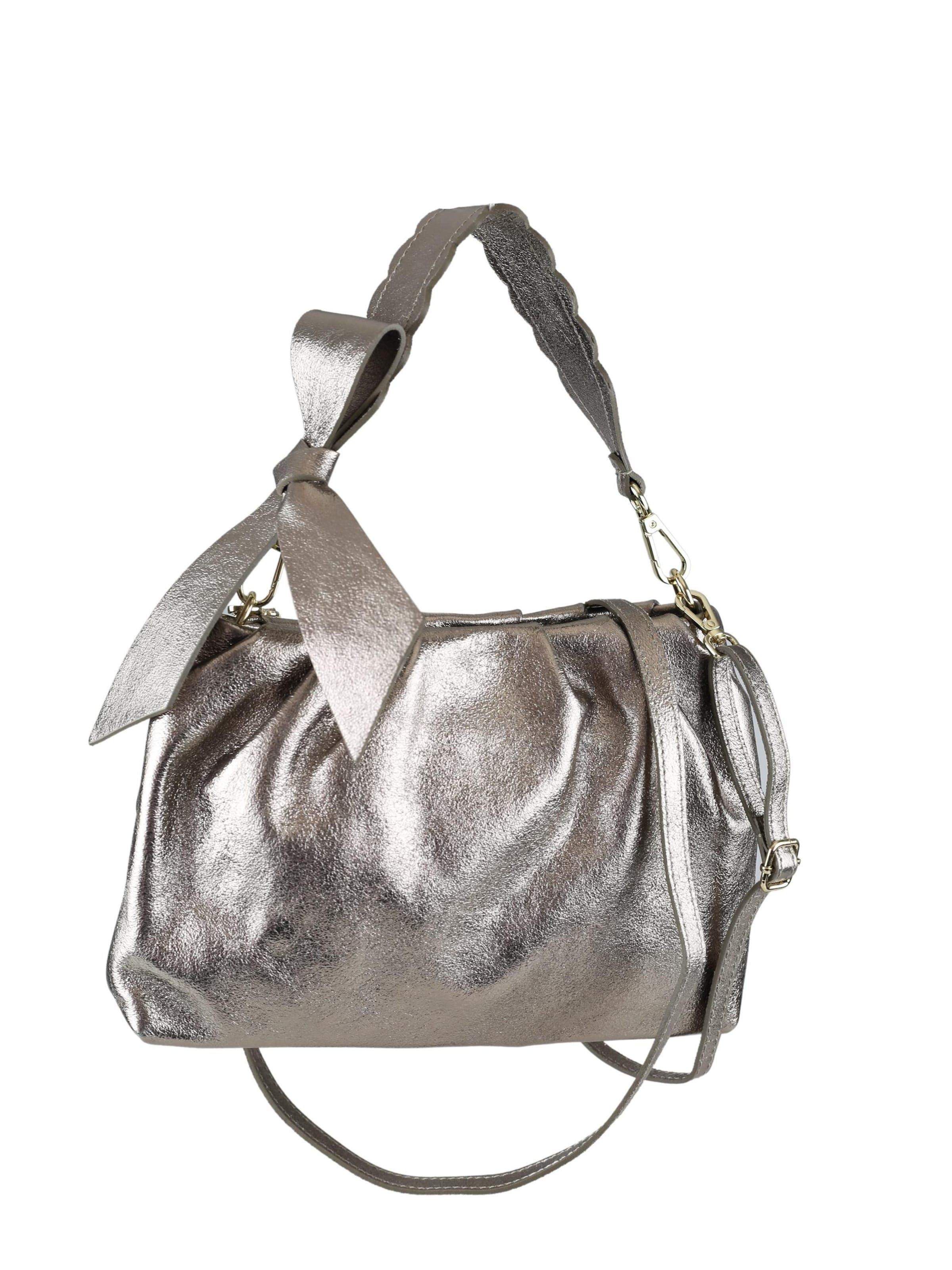 COLLEZIONE ALESSANDRO Shoulder Bag 'Champagner' in Beige: front