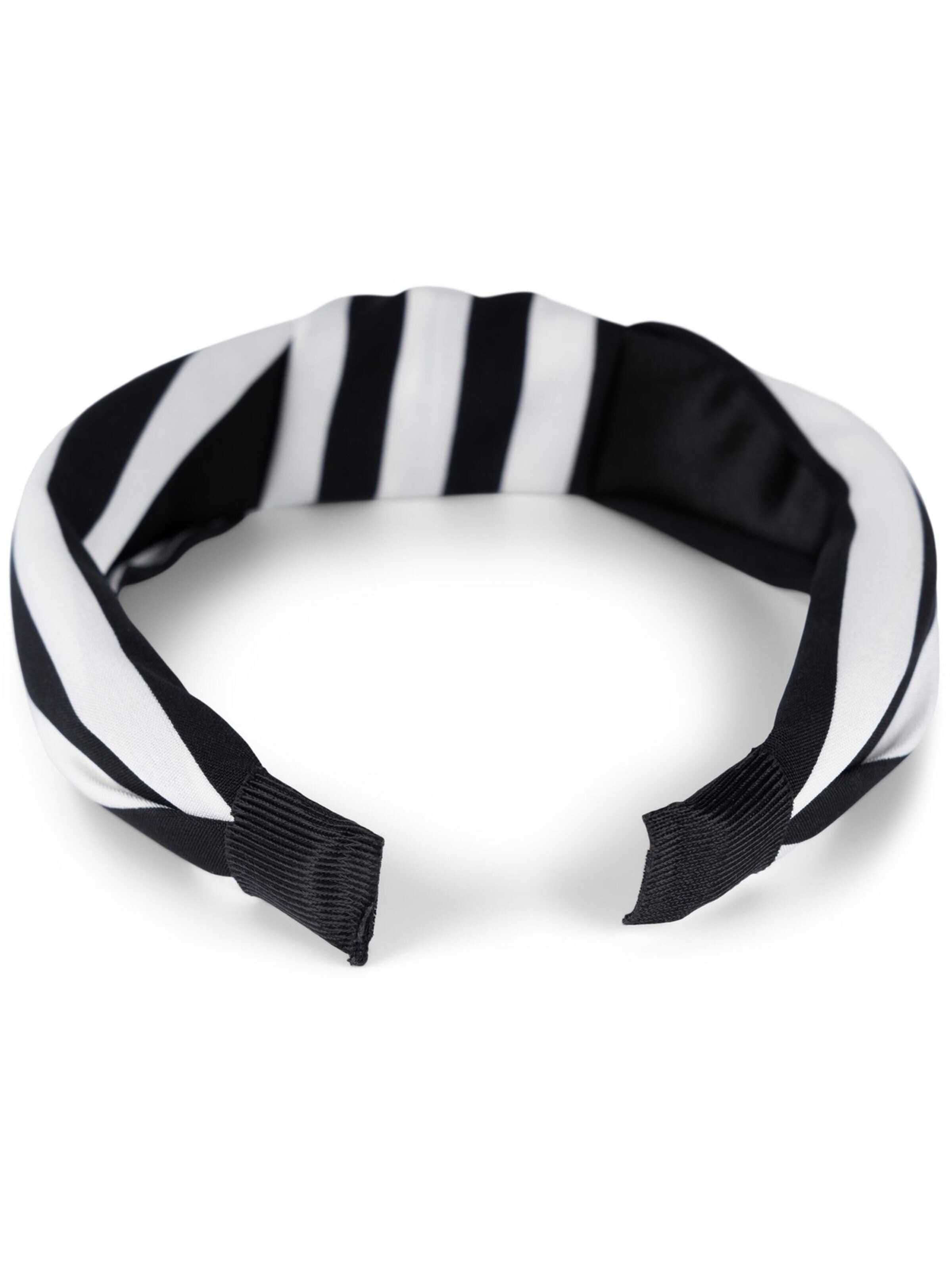 styleBREAKER Hair jewelry 'Haarreif mit Streifen Muster' in Black