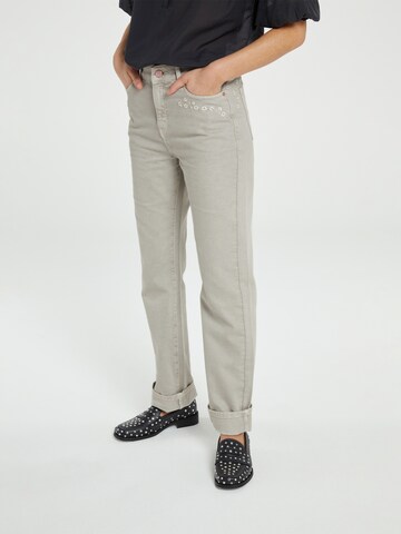 Fabienne Chapot Regular Jeans 'Lola' in Grey: front