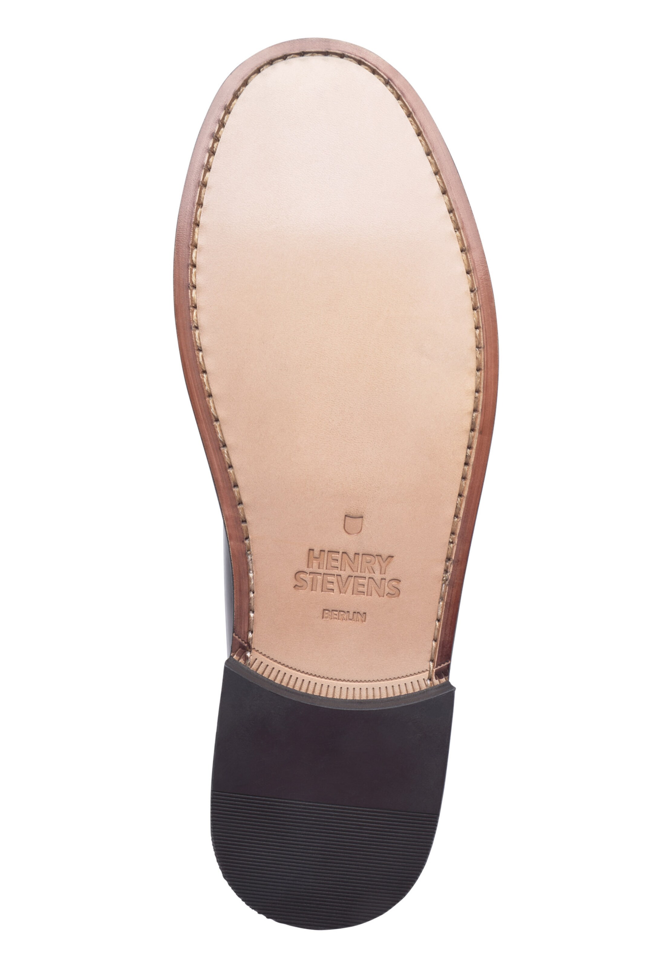 Henry Stevens Classic Flats 'Hunter M PL' in Red