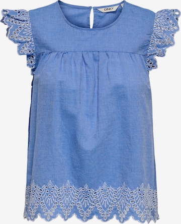 Bluză 'ONLTULUM' de la ONLY pe albastru: față