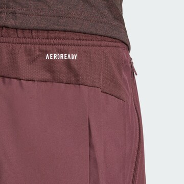 ADIDAS PERFORMANCE Regular Sports trousers 'Train Essentials' in Red