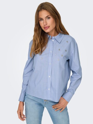 ONLY Bluse 'ONLEsta' in Blau: Vorderseite