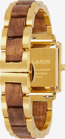 LAiMER Analog Watch in Gold