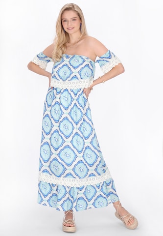 IZIA - Vestido 'Festival' en azul