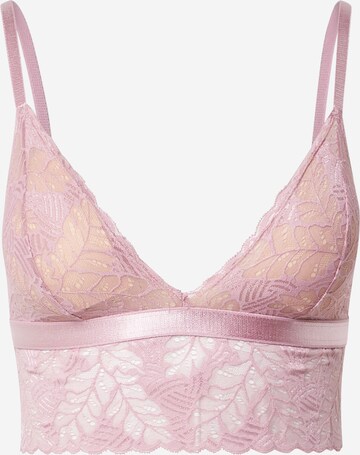 Underprotection Triangle Bra 'GINA' in Purple: front