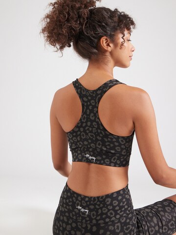 Bustino Reggiseno sportivo 'LEO' di Hey Honey in nero