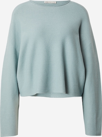 Pull-over 'MEAMI' DRYKORN en vert : devant