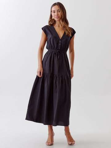 Robe 'CAMILE' Tussah en noir