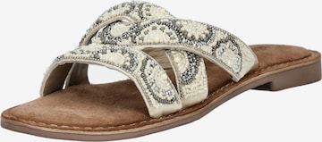 LAZAMANI Pantolette in Beige: Vorderseite