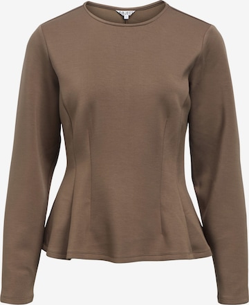 T-shirt OBJECT en marron : devant