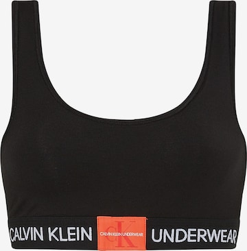 Calvin Klein Underwear Bralette Bra in Black: front