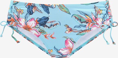 LASCANA Bikinihose in hellblau / grün / orange / pink / weiß, Produktansicht