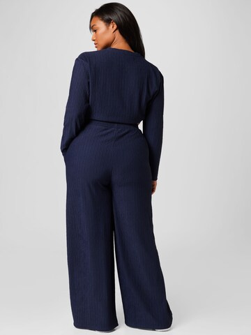 Guido Maria Kretschmer Curvy - Pierna ancha Pantalón 'Hetty' en azul