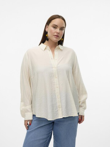 Vero Moda Curve Blouse 'VMComila' in Beige