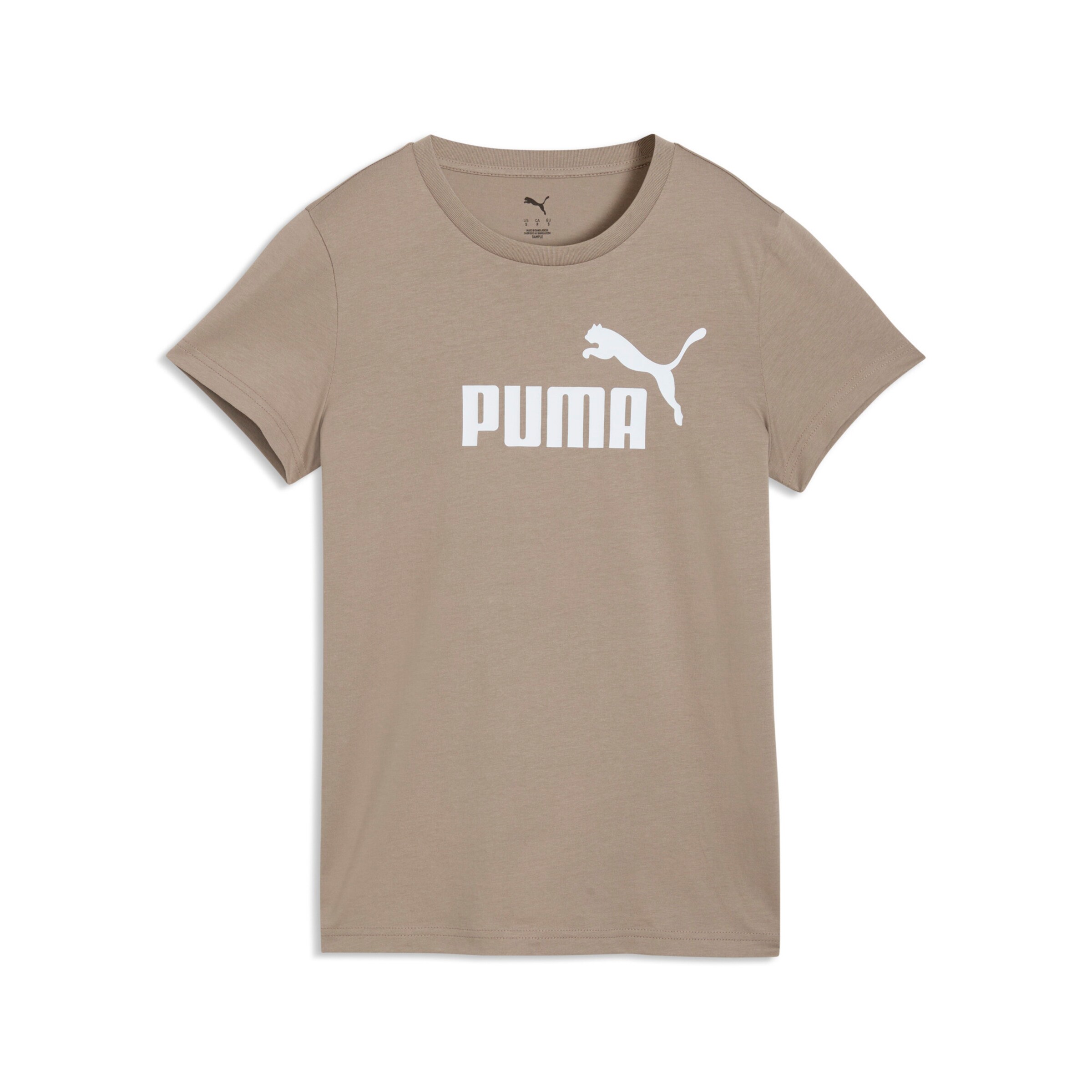 PUMA Performance Shirt 'Ess No. 1' in Brown: front