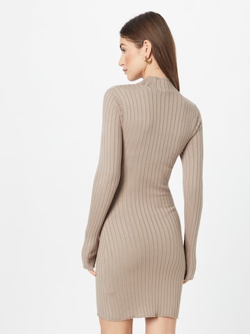 Abercrombie & Fitch Knitted dress in Brown