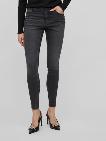 VILA Skinny Jeans 'SARAH' i grå: framsida