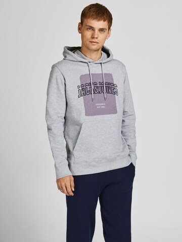 JACK & JONES Sweatshirt 'Artist' in Grey: front