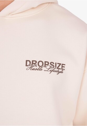 Dropsize Sweatshirt 'Hustle' in Beige