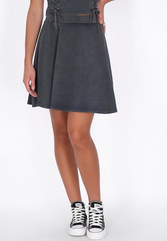 myMo ROCKS Rok 'Rock' in Grijs: voorkant