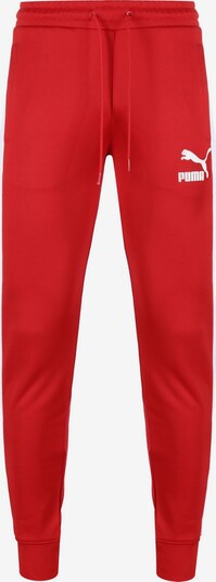 PUMA Sporthose 'Iconic T7' in rot / weiß, Produktansicht