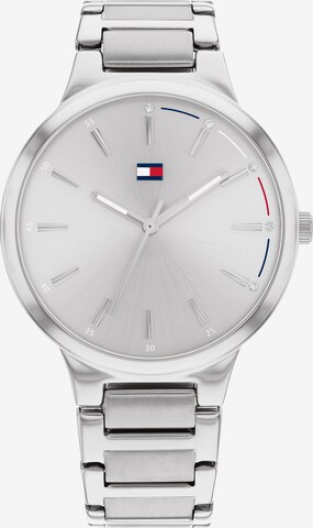 TOMMY HILFIGER Analogna ura | srebrna barva