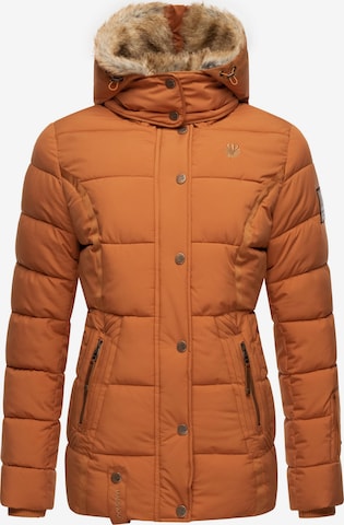 MARIKOO Winter jacket 'Nekoo' in Brown