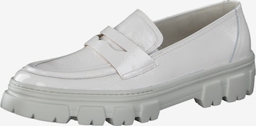 Paul Green Classic Flats in White: front