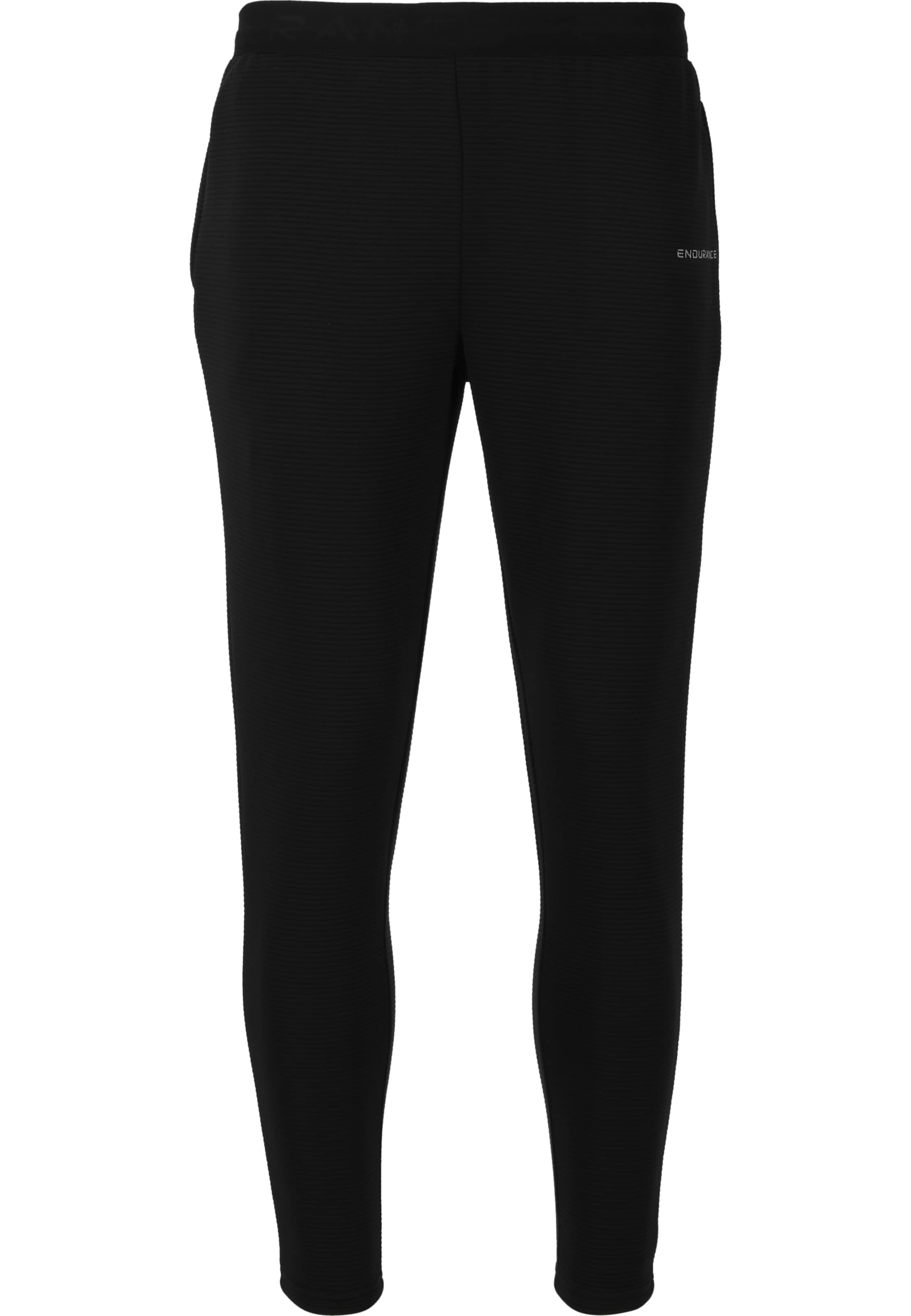 ENDURANCE Regular Sporthose in Schwarz: Vorderseite