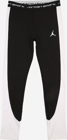 Skinny Pantalon de sport Jordan en noir : devant