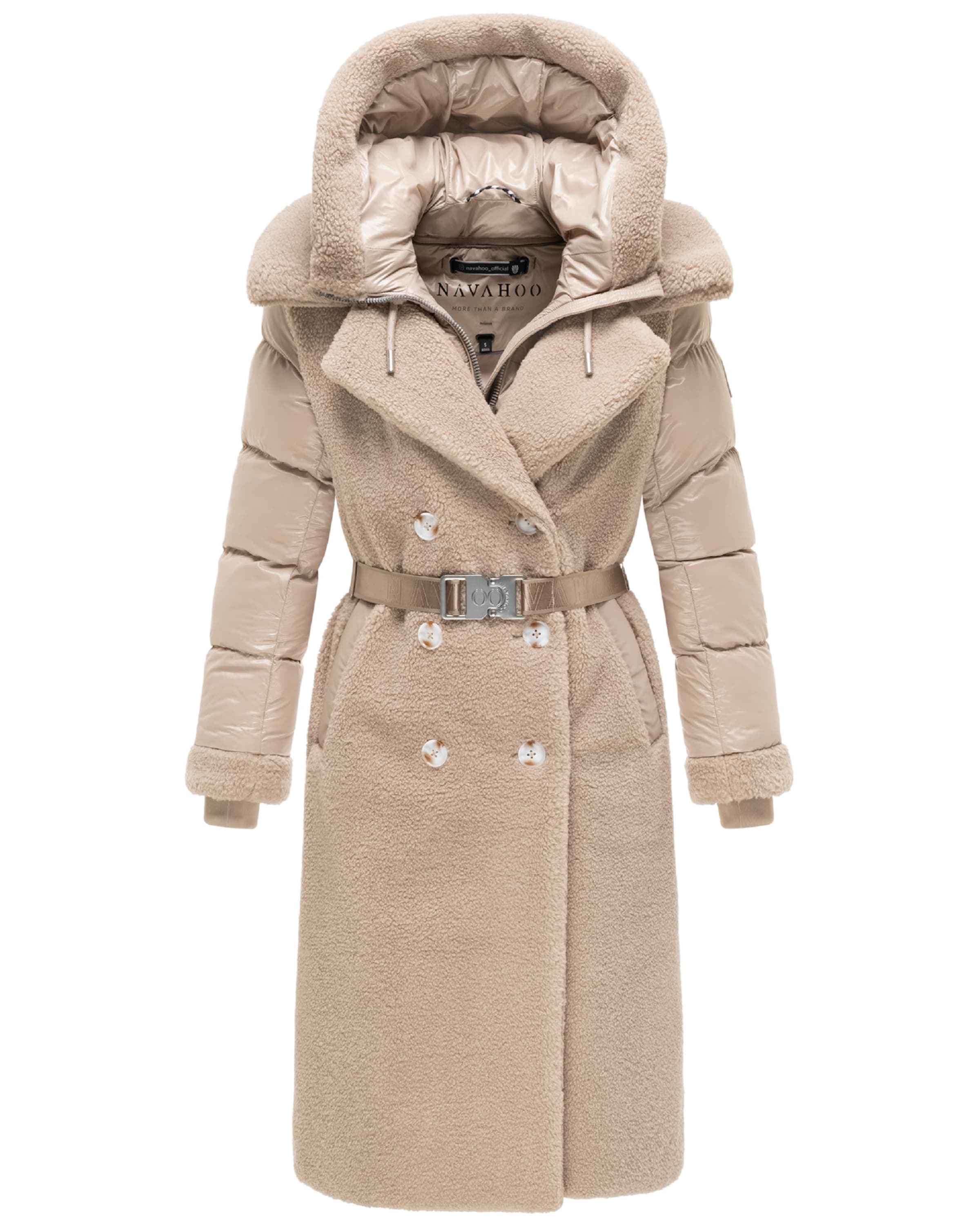 NAVAHOO Winter coat in Beige: front