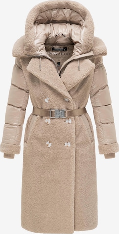 NAVAHOO Vinterfrakke i beige: forside