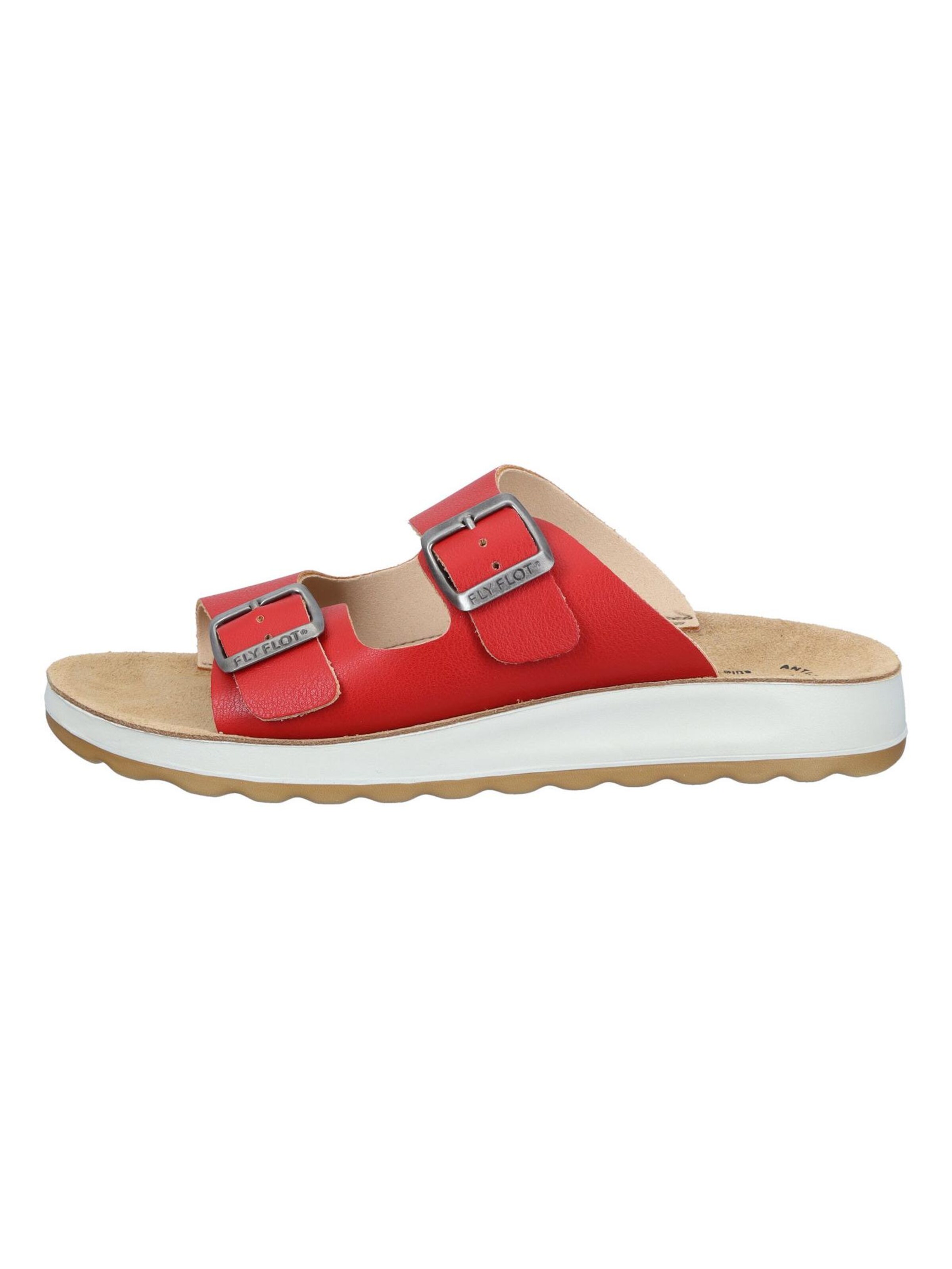 FLY FLOT Mules in Red