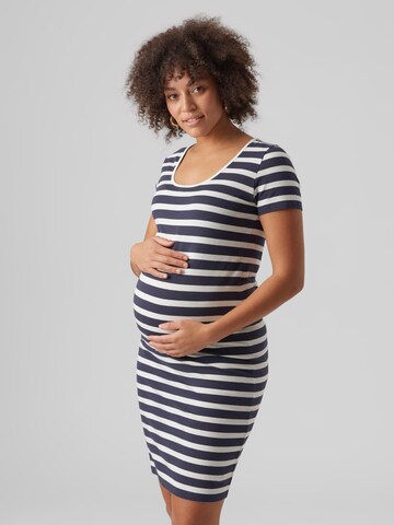 Robe 'Mia' MAMALICIOUS en bleu : devant