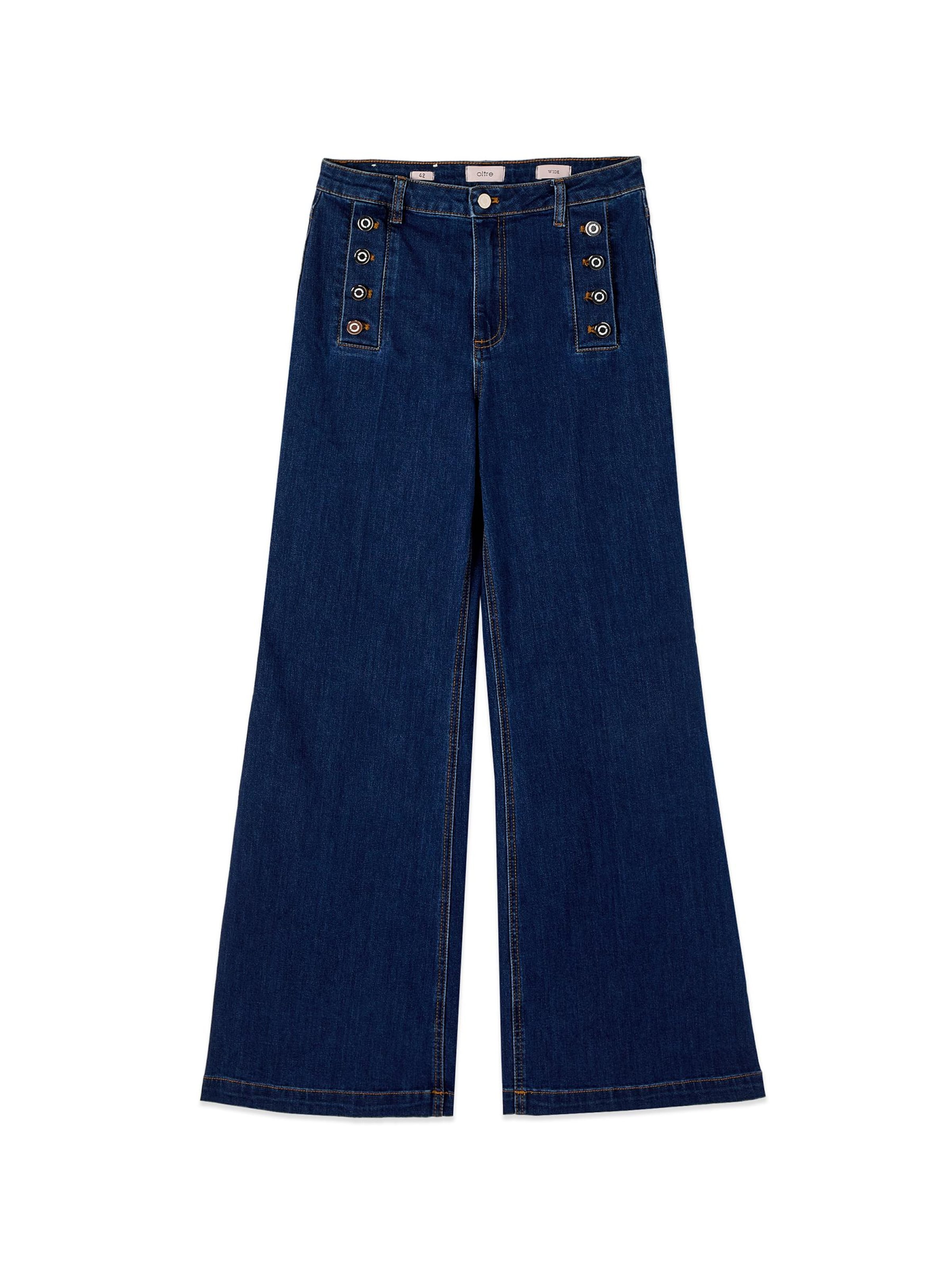 oltre Flared Jeans in Blauw: voorkant