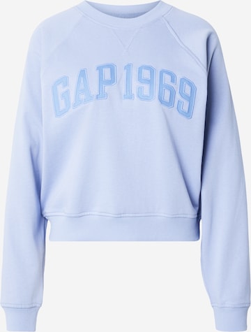 GAPSweater majica - plava boja: prednji dio