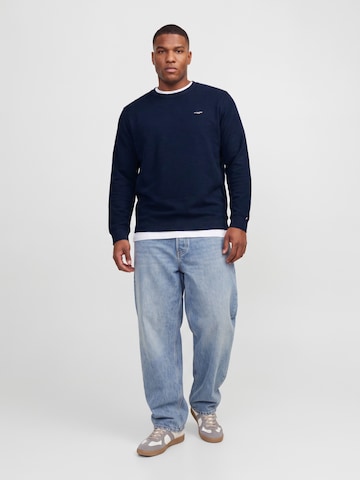 Jack & Jones Plus Sweatshirt 'JPRBLUALVES' i blå