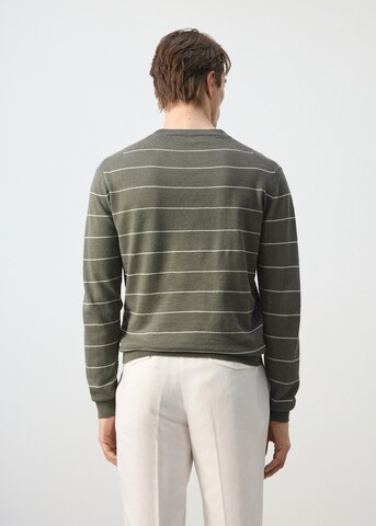 MANGO MAN Pullover 'Castor' in Braun