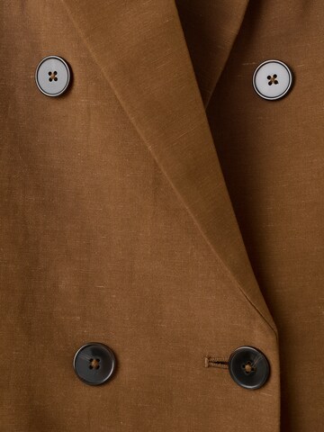 MANGO Blazer 'Texas' in Brown