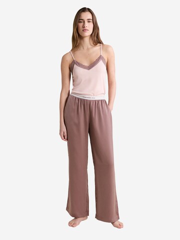 ETAM Pajama Pants 'ARIANE' in Brown