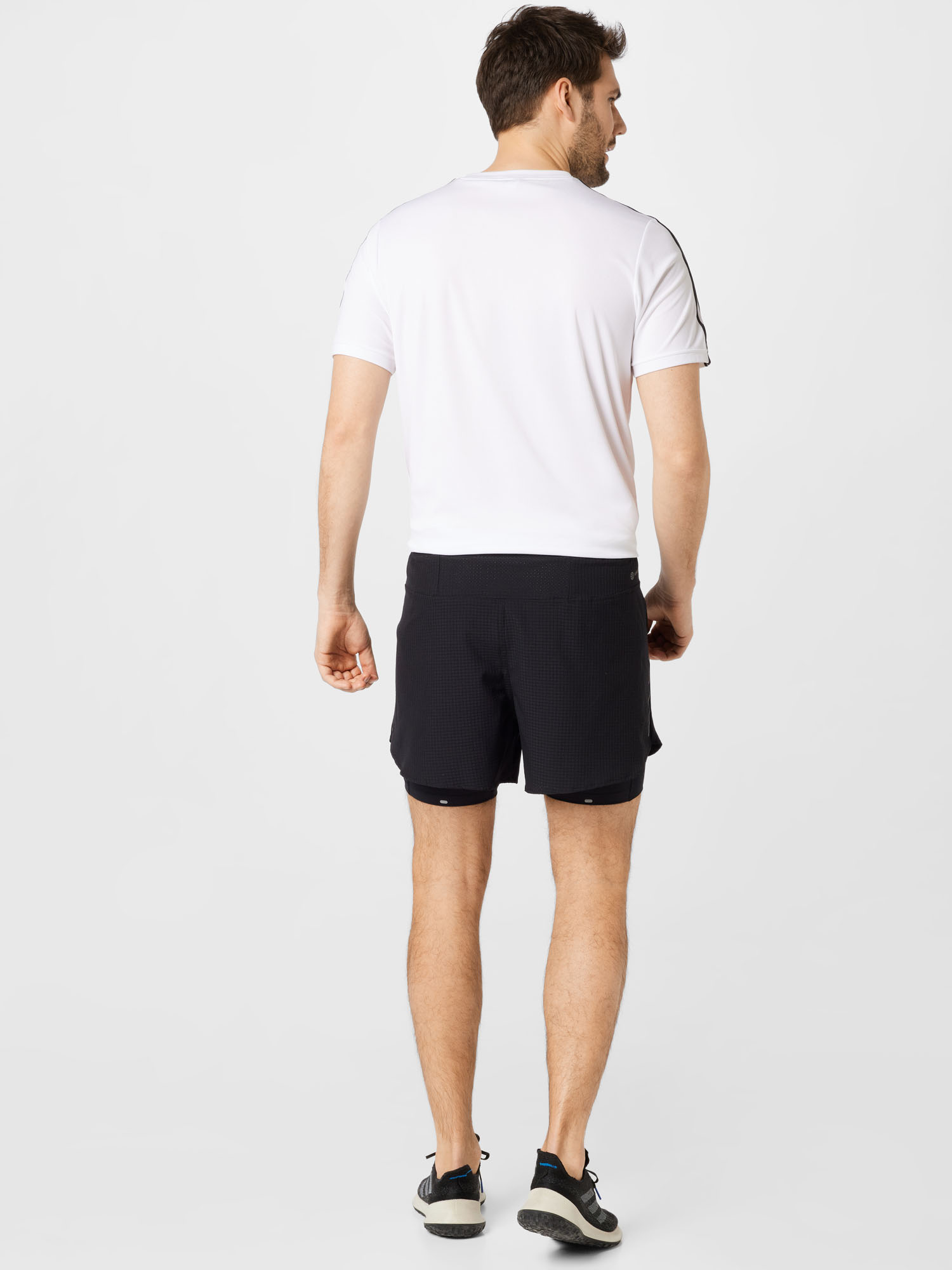 ADIDAS PERFORMANCE Regular Workout Pants 'Designed 4 Two-In-One' in Black