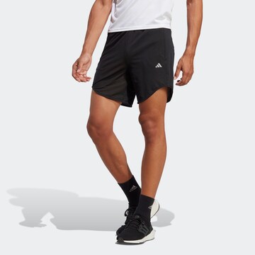 ADIDAS PERFORMANCE Regular Sportsbukser i svart: forside