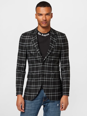 BURTON MENSWEAR LONDON Regular fit Suit Jacket in Black: front