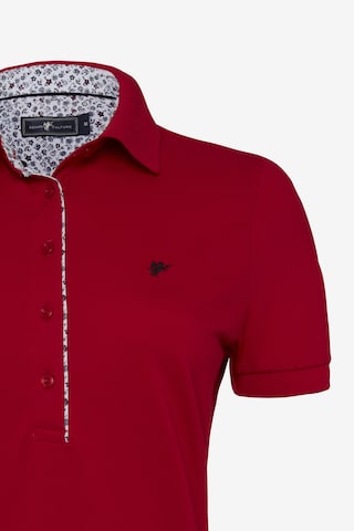 DENIM CULTURE T-shirt 'Sappho' i röd