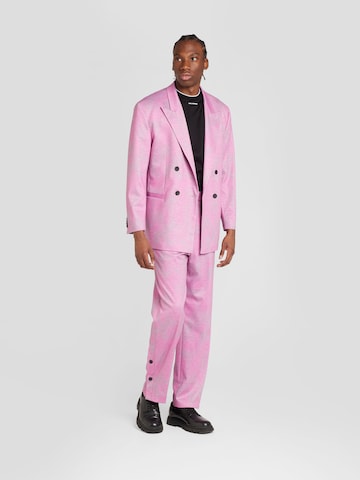 HUGO Red Regular Suit 'Ulan/Groove 242' in Pink