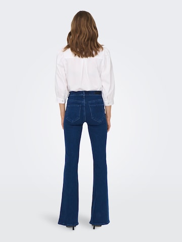 ONLY Flared Jeans 'Hella' in Blauw