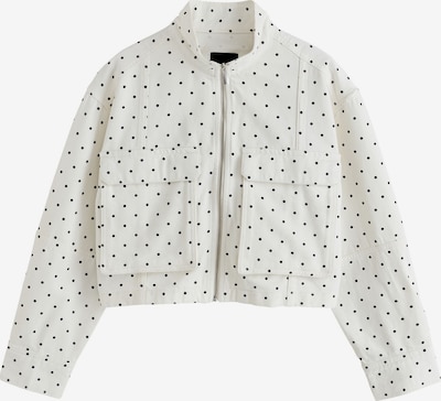 Next Välikausitakki koossa XS värissä musta / valkoinen denim, Tuotenäkymä